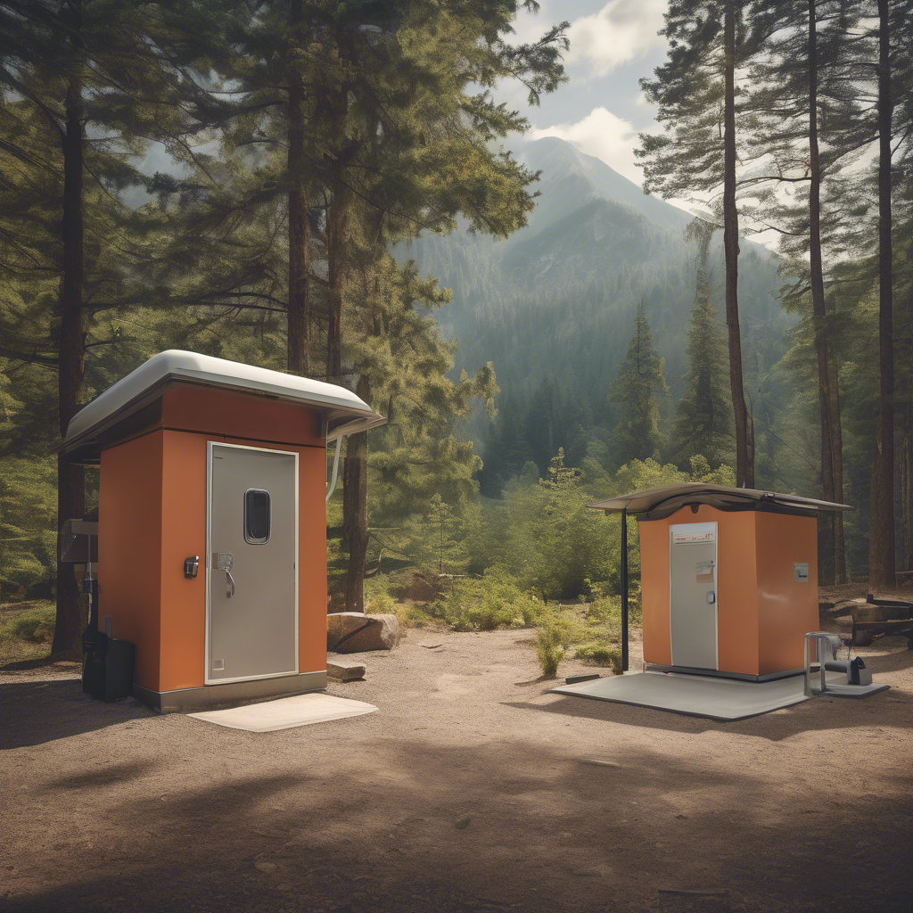 ¿Cómo se gestiona el mantenimiento de las instalaciones sanitarias del camping?
